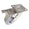 Vestil Thermoplastic Rubber Swivel With Total Brake Caster 6 In. Diameter x 2 In. Width 600 lb Gray CST-E-SS-6X2TPR-SWTB - alternate 7